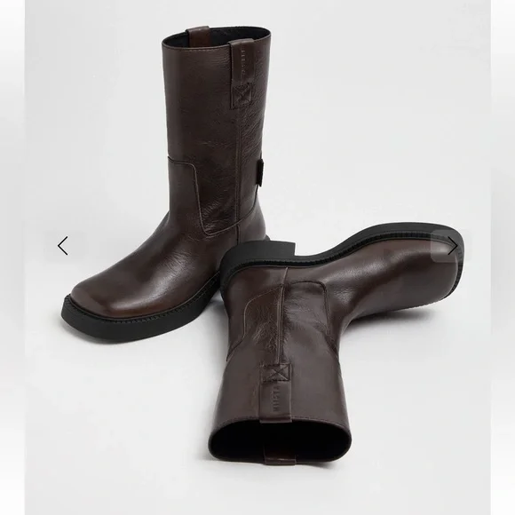 Miista Aron Boot Brown Natural Leather - Picture 2 of 9